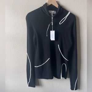 10 Crosby Derek Lam | Black & White Cashmere